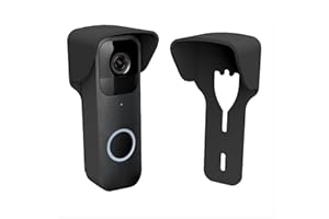 Mars Outpost Ohne Bohren Verstellbare Regenschutz für BlinkDoorbell Blendschutz, Wetterschutz & Sonnenschutz WLAN Video Kamera Türklingel Abdeckung für Funk Haustür Spion Made in EU