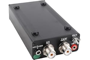 SEAFRONT ATU-130 1,8‑50 MHz 200 W Micro Sintonizzatore Automatico per Antenna a Onde Corte Mini Sintonizzatore per Antenna con Alloggiamento in Metallo