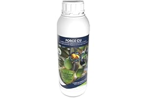 CULTIVERS CULTIVEURS Gluconate de cuivre. 1 L Engrais Organique Cuivré à Effet Fongicide Qui Améliore Le Système de Défense de la Plante Contre Le Développement de Maladies