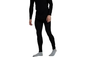 Mountain Warehouse Mens Merino Thermal Base Layer Trousers - Lightweight Pants, Antibacterial, Breathable Bottoms - for Camping in Winter