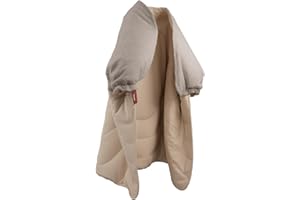 ‎STOOV STOOV Huge Hug³ - Heizdecke - Drahtlos - Infrarot-Wärmetechnik - Pro Batterie mit bis zu 5 Stunden drahtlose Wärme - 135x180 cm - Woolly Soft Beige