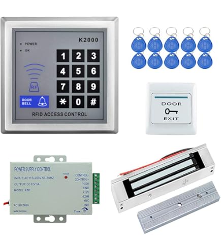 MAGT Elektrisch slot, 12 V, elektromagnetisch, elektromagnetisch, vlakke vergrendeling, geïntegreerd, 12 V, DC 180 kg, houdkracht voor toegangscontrole, enkele deur