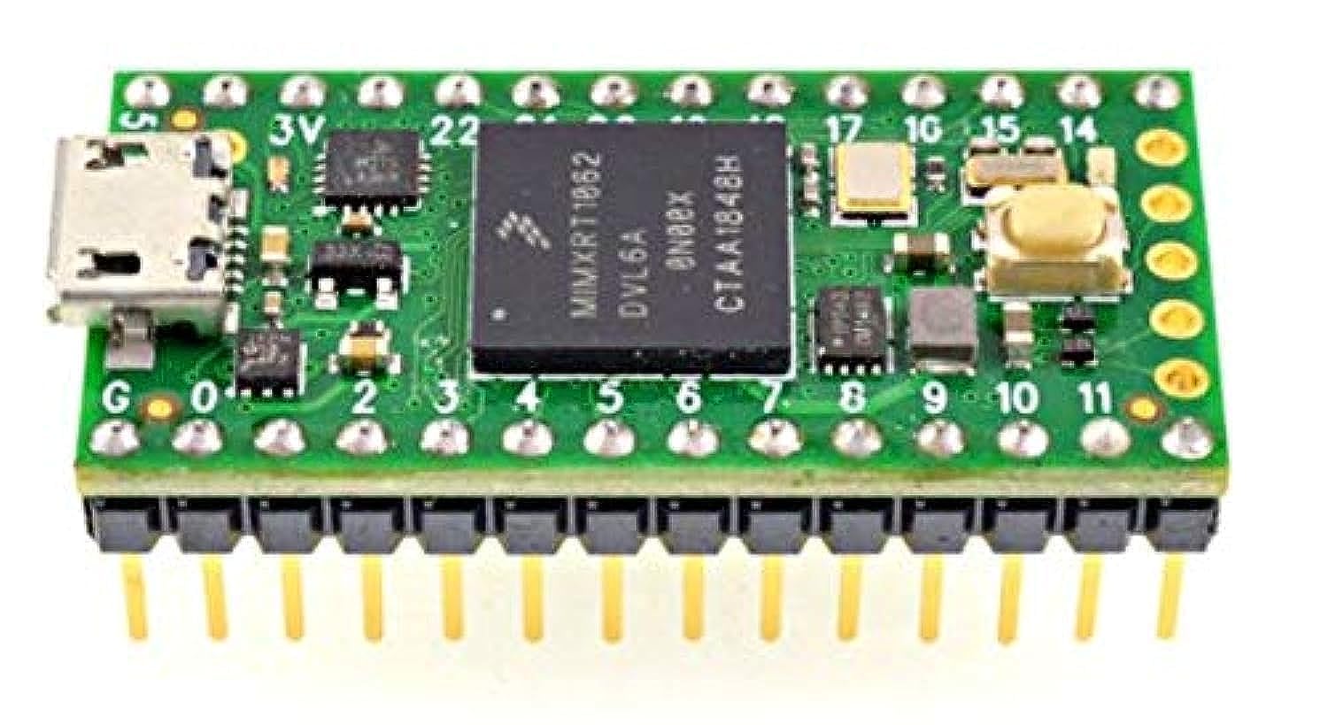 Teensy Teensy 4.0 (with Pins) - Single-Board Computer - USB, CAN - Bluetooth - Main Board, Pre-Soldered Header Pins