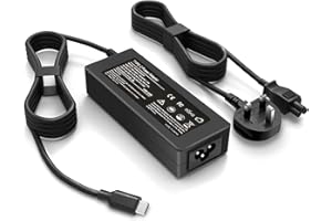 SIKER USB C 45W Laptop Charger, 45W UK Power Adapter Charger for HP Chromebook, Dell Chromebook, Asus Chromebook, Acer Chromebook and More Laptop