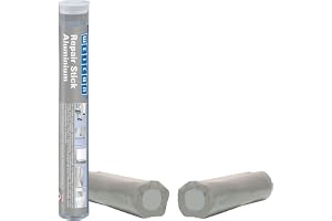WEICON Reparationspinne aluminium 115 g, 2 komponenter speciellt självhäftande epoxiharts för snabba och rostfria reparatione