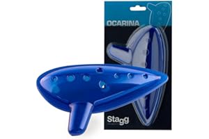 Stagg OCA-PL BL - Ocarina in plastica, colore blu