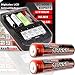Produktbild Original BC-4000 EXPERT Akku Ladegerät + 2x 18650 Li-ion Akkus speziell für Taschenlampen - NEUESTE VERSION mit kraftmax LI+ Smart Li-Ion Charging Technology