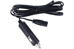 ULEMONDEE 2m 12v 230v Kfz-Kühlbox kühlboxauto Ersatzkabel,Mini-Kühlschrank-Zigaretten-Stromkabele (1 STÜCK)