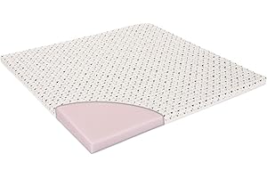 ‎TRÄUMELAND Träumeland Laufgitter-Matratze Exclusiv | Laufstallmatratze Bezug abnehmbar | Matratze gesteppt | Schaumstoffmatratze für Laufgitter 75x100cm & 100x100cm