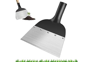 AHYDFSR Pelle de Nettoyage multifonctionnelle, Pelle Jardinage, Outillage de Jardin, Dispositif de Désherbage, Pelle de désherbage, Pelle Extérieure de Nettoyage de Jardin, Agriculture, déglaçage, Mousse,23cm