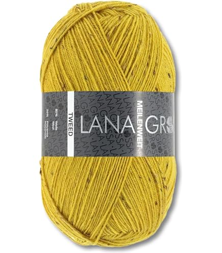 Lang Yarns Super Soxx Sockenwolle – 150 G Knäuel, 75% Schurwolle, 25% Polyamid, Farbe 59 Orange – Für Socken Bis Größe 45