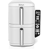 NINJA Double Stack XL SL400EU 👉 Airfryer Vertical : 9,5L, 2 Paniers, 2470W, 40 à 240°C
