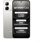 Infinix SMART 20 (Polaris Titanium, 4GB RAM, 64GB Storage) | MediaTek Helio G81 Ultimate Processor | 8MP Rear Camera | 8MP Front Camera | 6.78" HD+