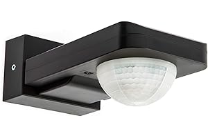 HUBER Motion 6 detector de Movimiento por Infrarrojos 360° con 3 sensores y Lentes matriciales - detector de Movimiento IP65 LED Apto I Montaje en Pared/Techo