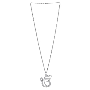Shopping Silver Color Ek Onkar Locket 