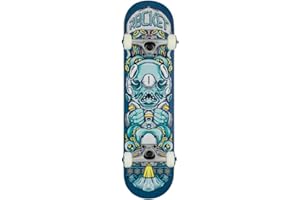 Rocket Skateboards Alien Pile-up Factory Complete Skateboard Blue 7.375"
