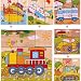 Generic 3D Wooden Puzzle Vehicle Building Blocks W/ Six-Sided Painting Car Submarine Aircraft Forklift RS.405.00