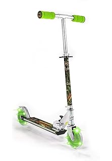 unicorn scooter with 2 light up wheels