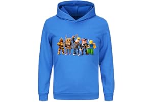 Rzfbeeok Youtube Gamer Ages 3-13 Boys Girls Cartoon Hoodie Kids Sweatshirt Pullover Hoody