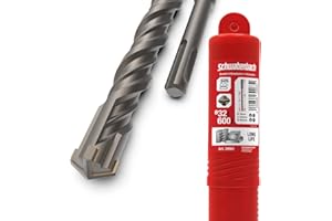 SCHWABENBACH ® SDS Plus Drill Bit 32mm x 600 - Foret beton grande longueur - Perçage précis et rapide dans le béton - Qualité supérieure avec pointe en carbure de tungstène - Foret SDS 32 x 600mm