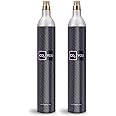 Double Pack CO2 YOU Gas Cylinder (SCREW IN) 60 Litre for Home Carbonators - Check Your Compatibility Below