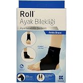 Roll Ayak Bileği Desteği, Ligament Destekli Ortopedik Bileklik, Ayarlanabilir Bedenli