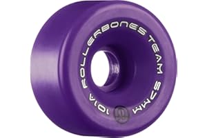 Rollerbones Team Logo 98A Recreational Roller Skate Wheels (Set of 8)