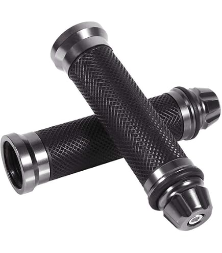 Bouchons D'extrémité De Guidon Pour BMW K1200LT 1997-2010 - Alliage Aluminium, Couleur Noir Gris, 1 Paire