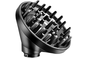 Xaosin Dyfuzor nasadka do Dyson Airwrap HS01 HS03 HS05, dyfuzor do loków włosów, przenośna dysza dyfuzora do włosów, konwersja do loków Airwrap w suszarkę do włosów Szary