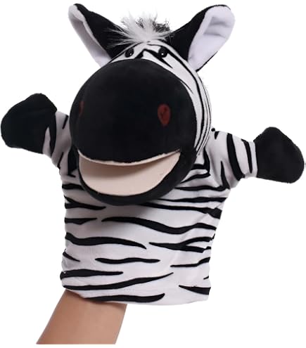 Marionnette à Main Girafe En Peluche - 10 Pouces, Pour Jeux De Rôle