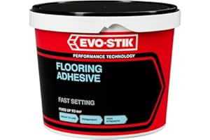 EVO-STIK Flooring Adhesive 1L - High Strength - For Use On Porous Floors - Fast Setting - Ready to Use - Solvent-Free