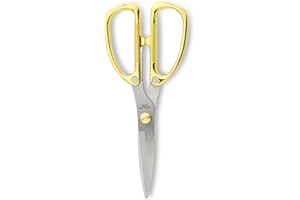 Grunwerg Ciseaux de Cuisine Multi-Usage, Acier Inoxydable, doré, 18.5 x 8.5 x 1 cm