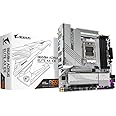 Gigabyte B650M AORUS ELITE AX ICE Motherboard - Supports AMD Ryzen 8000 CPUs, 12+2+2 Phases Digital VRM, up to 8000MHz DDR5 (OC), 1xPCIe 5.0 + 1xPCIe 4.0 M.2, Wi-Fi 6E, 2.5GbE LAN, USB 3.2 Gen 2