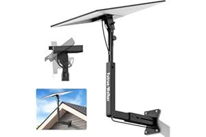 futrue-wolker Starlink Mount for Gen 3, Adjustable Starlink Gen 3 Mount Wall Mount with Gen 3 Pipe Adapter for Gen 3 Starlink Internet Kit Satellite