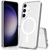 Coverzone Samsung Galaxy S24 İle Uyumlu Kılıf Şeffaf, Wireless Magsafe ile uyumlu Silikon Kapak Samsung Galaxy S24 ile uyumlu