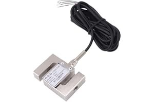 WALFRONT Sensore di Scala per Cella di Carico ad Alta Precisione a Fascio S Portatile, Sensori di Pesatura 50/100/300/2000 KG per Peso della Tramoggia Pesatura di Tensione ad Alta Pressione(50kg)