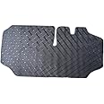 Cabix Heavy Duty Rubber Foot Mat Floor Matting with Border Piping for Tata Ace Intra (Set of 1 Piece)