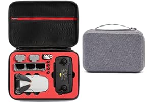 ZJRXM Étui de Transport pour DJI Mini SE Fly More Combo Drone et Accessoires, Portable Sac de Rangement Housse de Transport pour DJI Mavic Mini SE Drone/Télécommande/Batteries Accessoires (A)