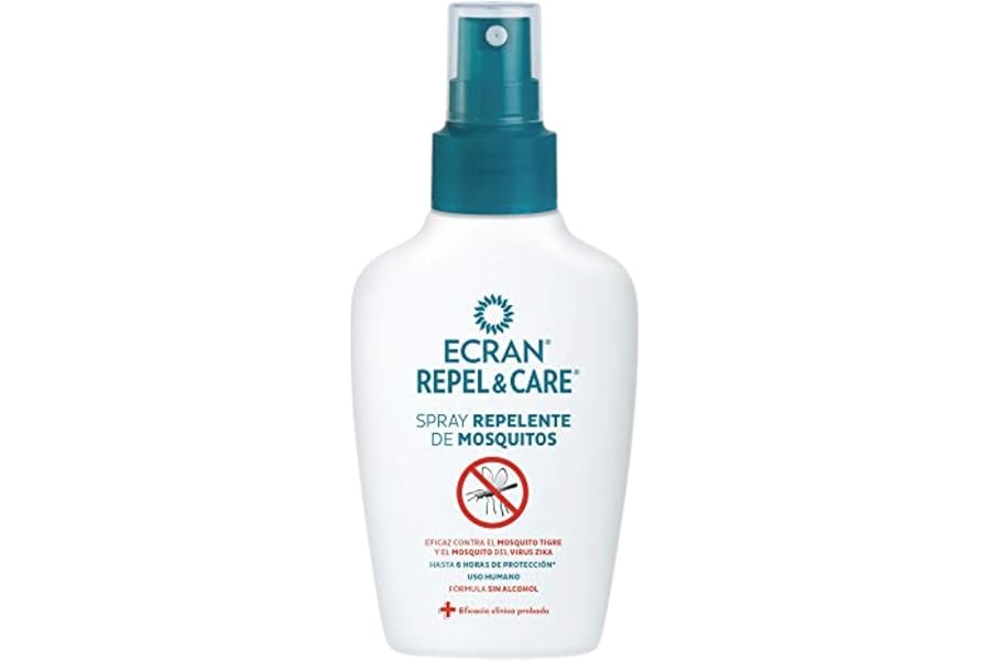 Ecran Repel Care, Spray Repelente de Mosquitos sin Alcohol - Spray Antimosquitos con Hasta 6 Horas de Protección - Ideal para