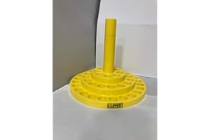 EXPO CLIPPER 1 PIATTO GIREVOLE ESPOSITORE CLIPPER ORIGINALE EXPO PER ACCENDINI PICCOLI 48 POSTI (MICRO, GIALLO)