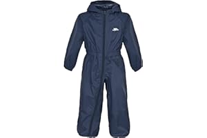 Trespass Bouton Combinaison de Pluie imperméable avec Capuche Enfant