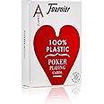 FOURNIER 1028934 No No 2500 Plastic Professional Poker Playing Cards. Casino Quality, Assorted