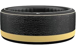 MSPAUK MSpa Inflatable Hot Tub Luxury Exotic Premium Series Bubble Portable Round 4 Person Spa, 700 Litres Garden Outdoor - Unique Crocodile Skin Pattern