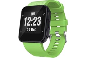 Shieranlee Band Compatibile con Garmin Forerunner 35,Regolabili Ricambio Morbido Silicone Sportivo Cinturini per Garmin Forerunner 35 Smart Watch, Fit 5.11-9.05 inch (130mm-230mm) Wrist