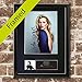 Price comparison product image KATE MOSS Signed reproduction autograph high quality BLACK FRAMED Photo RE-PRINT A4 21x30cm