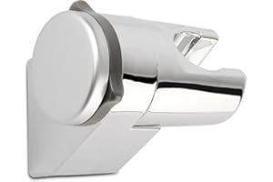 TATAY Soporte de Ducha Multiposición, de Plástico ABS, Cromado, Medidas 8 x 7 x 6.5