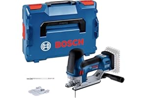 Bosch Professional 18V System Akku Stichsäge GST 18V-155 SC ( mit Stabform, Akkus und Ladegerät nicht im Lieferumfang enthalten, L-BOXX)