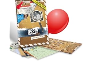 Hidden Games Lieu de l'infraction - Crime sous la neige - Jeu d'enquête réaliste en italien, salle d'évasion de table, jeu coopératif pour adultes, résoudre le cas avec des amis ou en famille