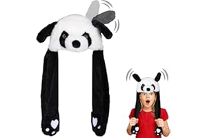 SilverChry Bonnet Avec Oreilles Mobiles, Chapeau avec Oreilles Mobiles, Bonnet Oreille Qui Bouge Convient à La Chaleur Hivernale, Aux Fêtes Costumées, à Noël, Aux Jeux de Rôle