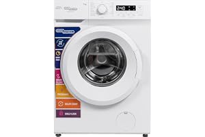 Super General 7 Kg Front Load Washer 15 Programs LED Display SGW7250NLED | 1200 RPM Spin | Fully Automatic | Quick Wash | Built-In Heater | Delay Start | Drum Clean | Child Lock | Electronic Control